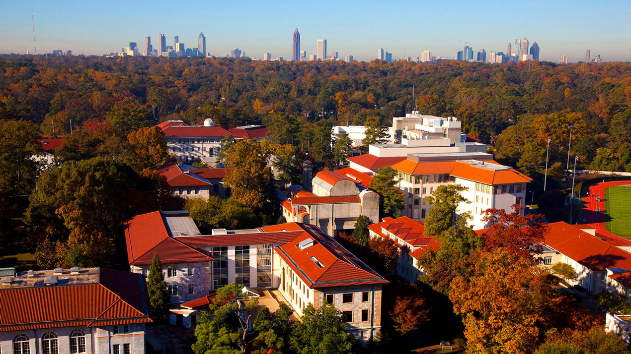 Emory in the Atlanta Skyline